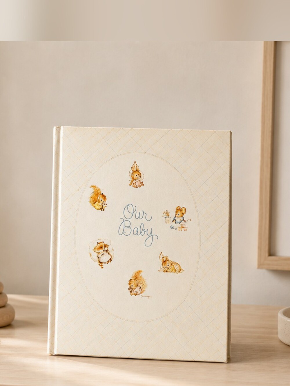 1986 Hallmark "Our Baby" Photo Album featuring Beatrix Potter characters